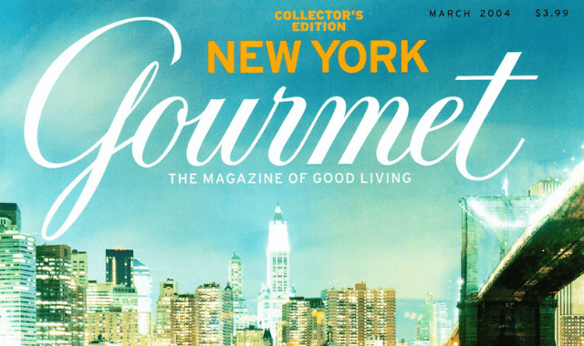Gourmet March 2004 cover